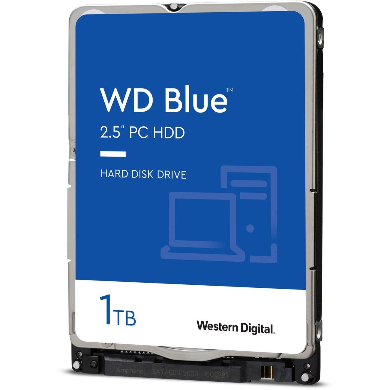 Western Digital 1TB WD Blue Mobile Hard Drive HDD - 5400 RPM, SATA 6 Gb/s, 128 MB Cache, 2.5" - WD10SPZX