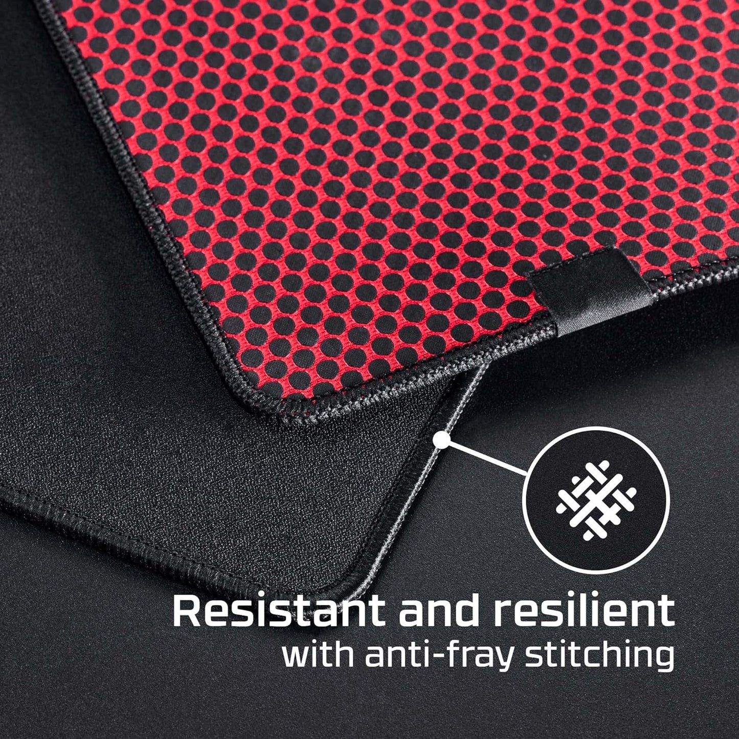 HyperX Pulsefire Mat – Gaming Mouse Pad – 2XL – Precise Cloth Surface – Anti-fray Flush Stitching – Non-Slip Rubber Base