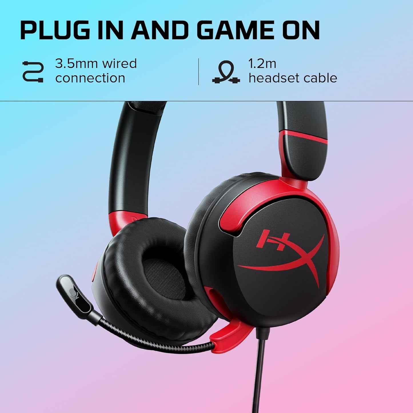 HyperX Cloud Mini Gaming Headset - Black/Red