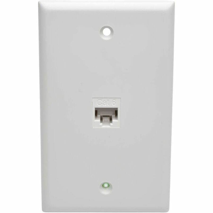 Tripp Lite Series Cat6 Straight-Through Modular In-Line Snap-In Coupler (RJ45 F/F), White, TAA