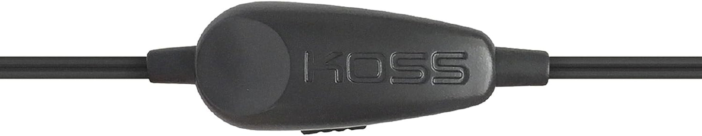 Koss SportaPro On-Ear Stereo Headphones, 3.5mm Plug, Lightweight, Unique Folding Design, Black