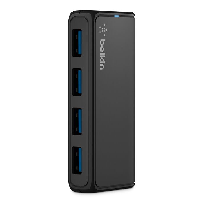 Belkin SuperSpeed USB 3.0 4-Port Hub - Black