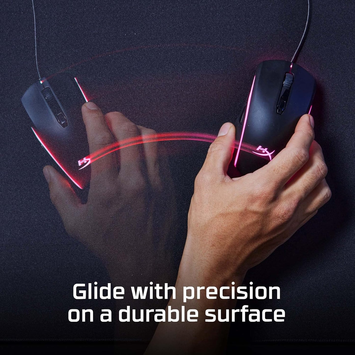 HyperX Pulsefire Mat – Gaming Mouse Pad – 2XL – Precise Cloth Surface – Anti-fray Flush Stitching – Non-Slip Rubber Base