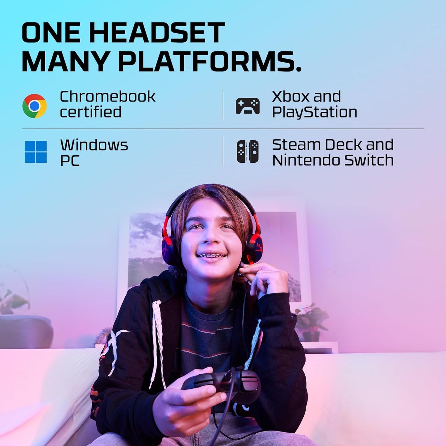 HyperX Cloud Mini Gaming Headset - Black/Red