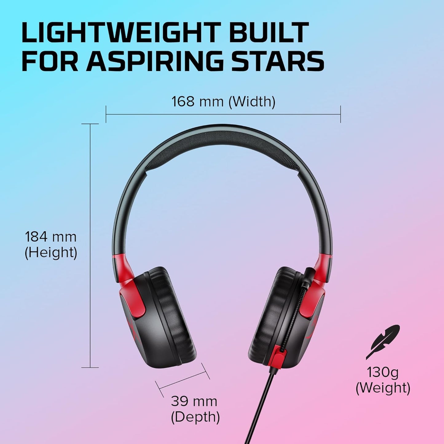 HyperX Cloud Mini Gaming Headset - Black/Red