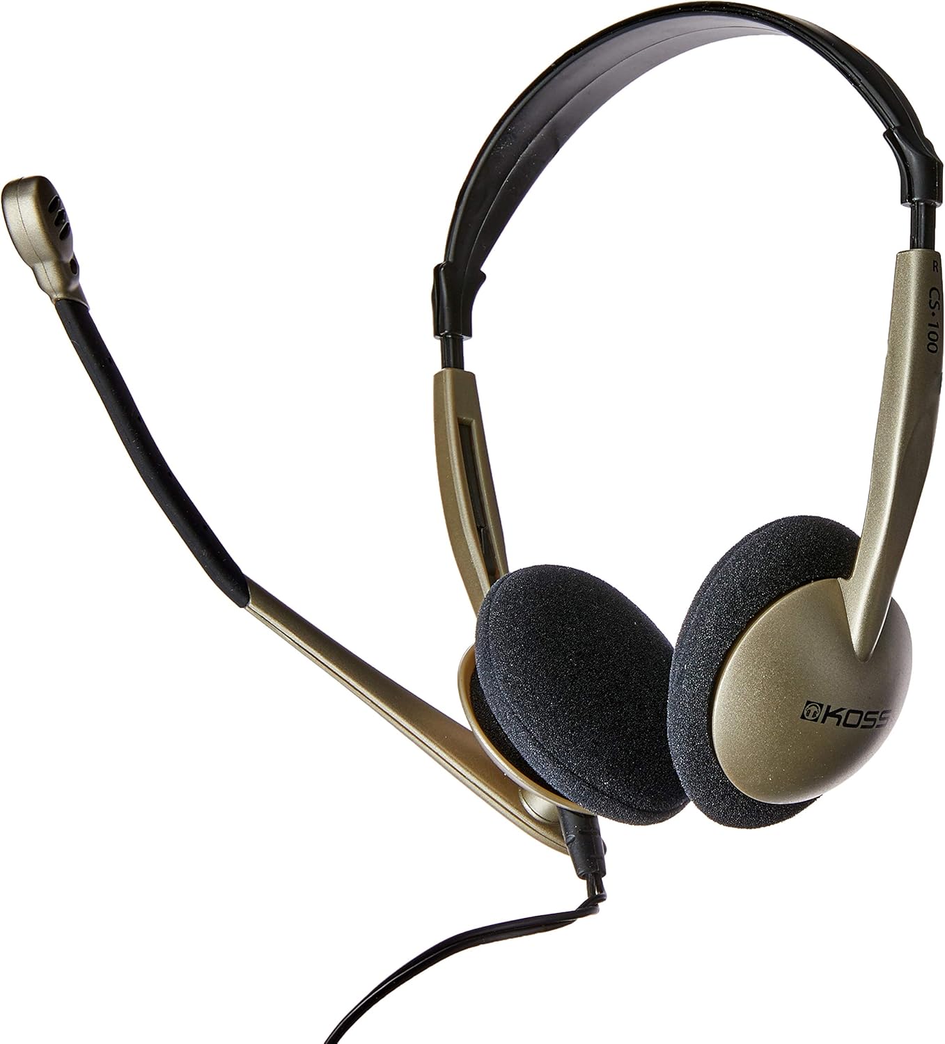 Koss CS100 Binaural Headset - Wired Connectivity - Stereo - Over-the-head