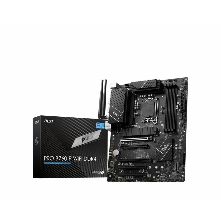 MSI Pro B760-P WIFI DDR4 Gaming Desktop Motherboard