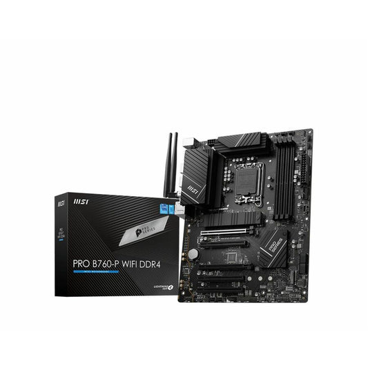 MSI Pro B760-P WIFI DDR4 Gaming Desktop Motherboard