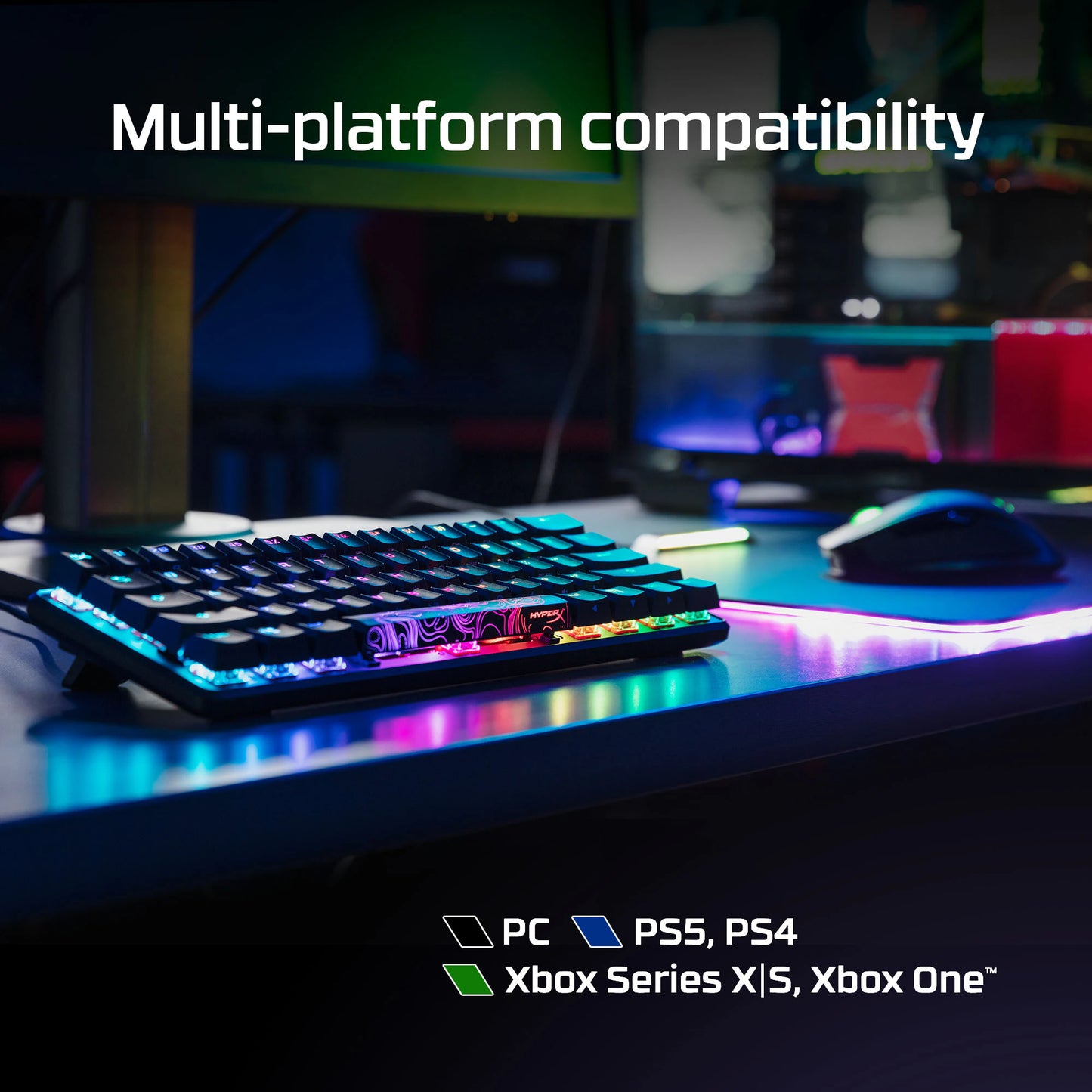 HyperX 60 Alloy Origins AQU Gaming Keyboard