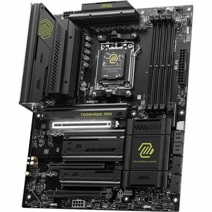 MSI MAG B850 TOMAHAWK MAX WIFI Gaming Desktop Motherboard - AMD B850 Chipset - Socket AM5 - ATX