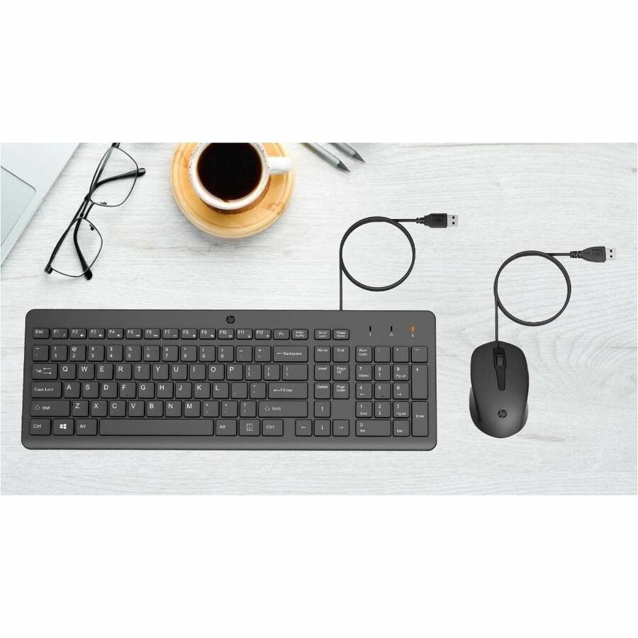 HP 150 Wired Mouse and Keyboard