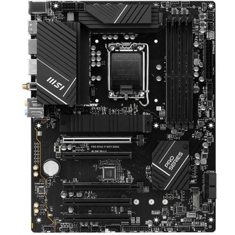 MSI Pro B760-P WIFI DDR4 Gaming Desktop Motherboard