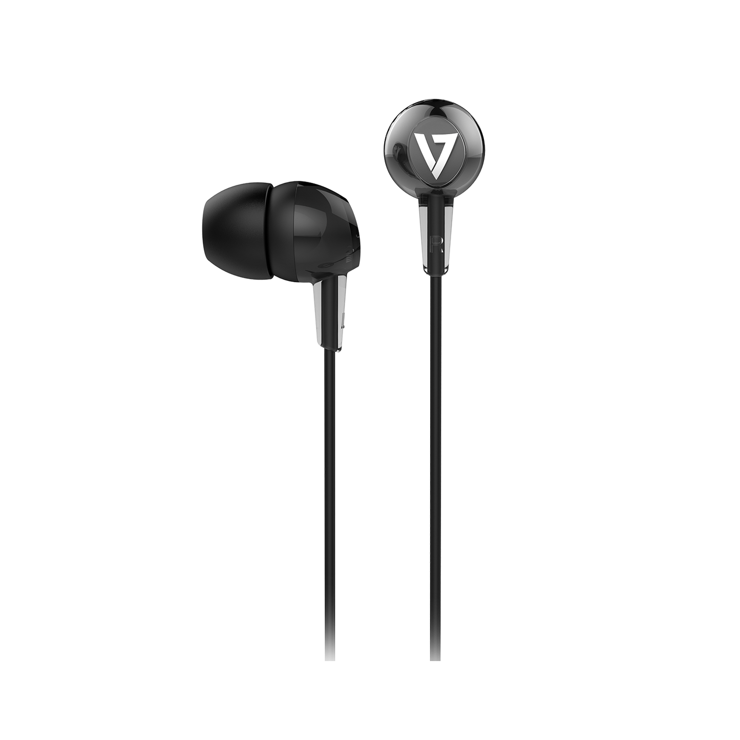 V7 Stereo Earbuds w/Inline Microphone