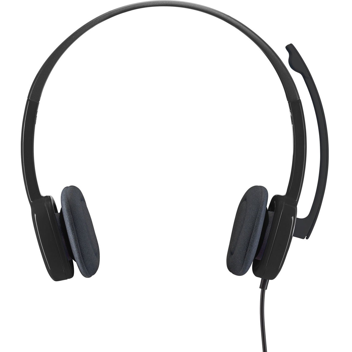 Logitech H151 Stereo Headset with Rotating Boom Mic (Black) - Stereo