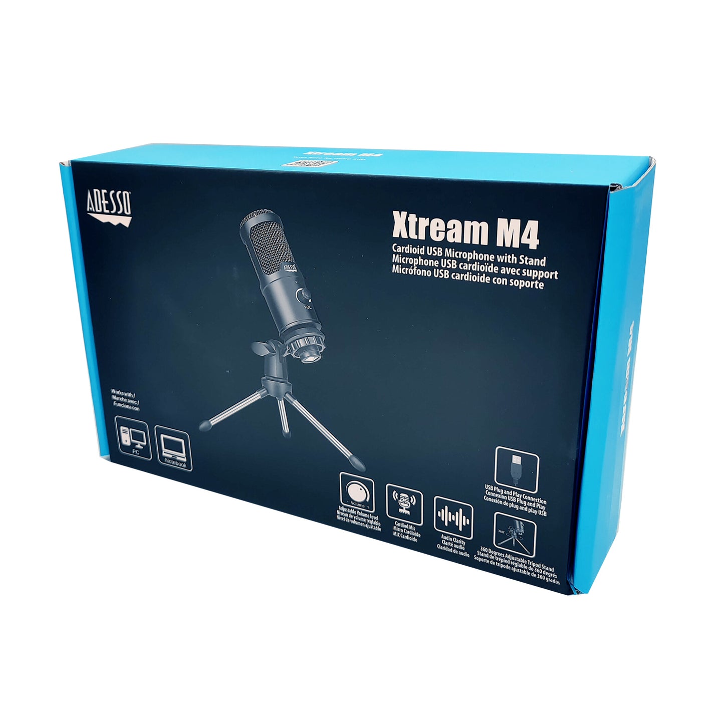 Adesso M4 Wired Condenser Microphone