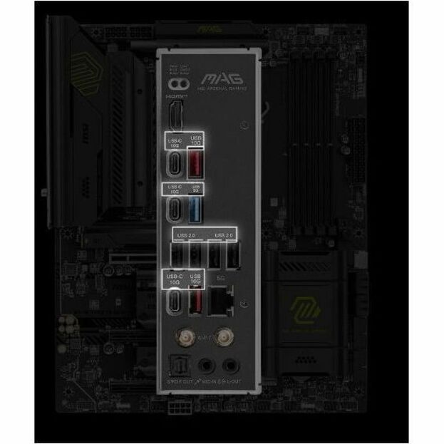 MSI MAG B850 TOMAHAWK MAX WIFI Gaming Desktop Motherboard - AMD B850 Chipset - Socket AM5 - ATX