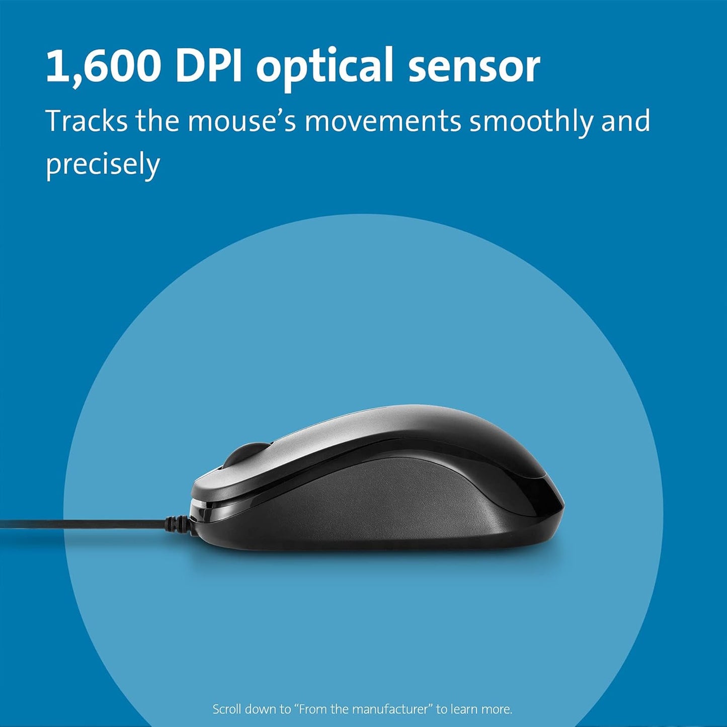 Kensington Simple Solutions Wired Mouse TAA-Compliant