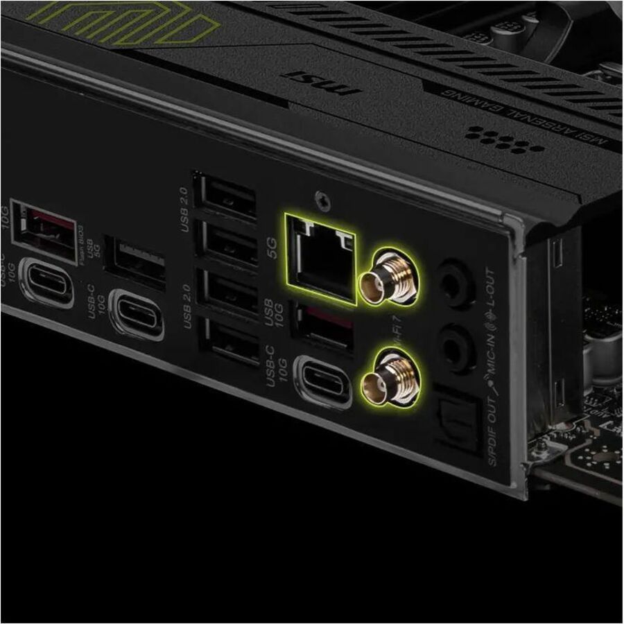 MSI MAG B850 TOMAHAWK MAX WIFI Gaming Desktop Motherboard - AMD B850 Chipset - Socket AM5 - ATX
