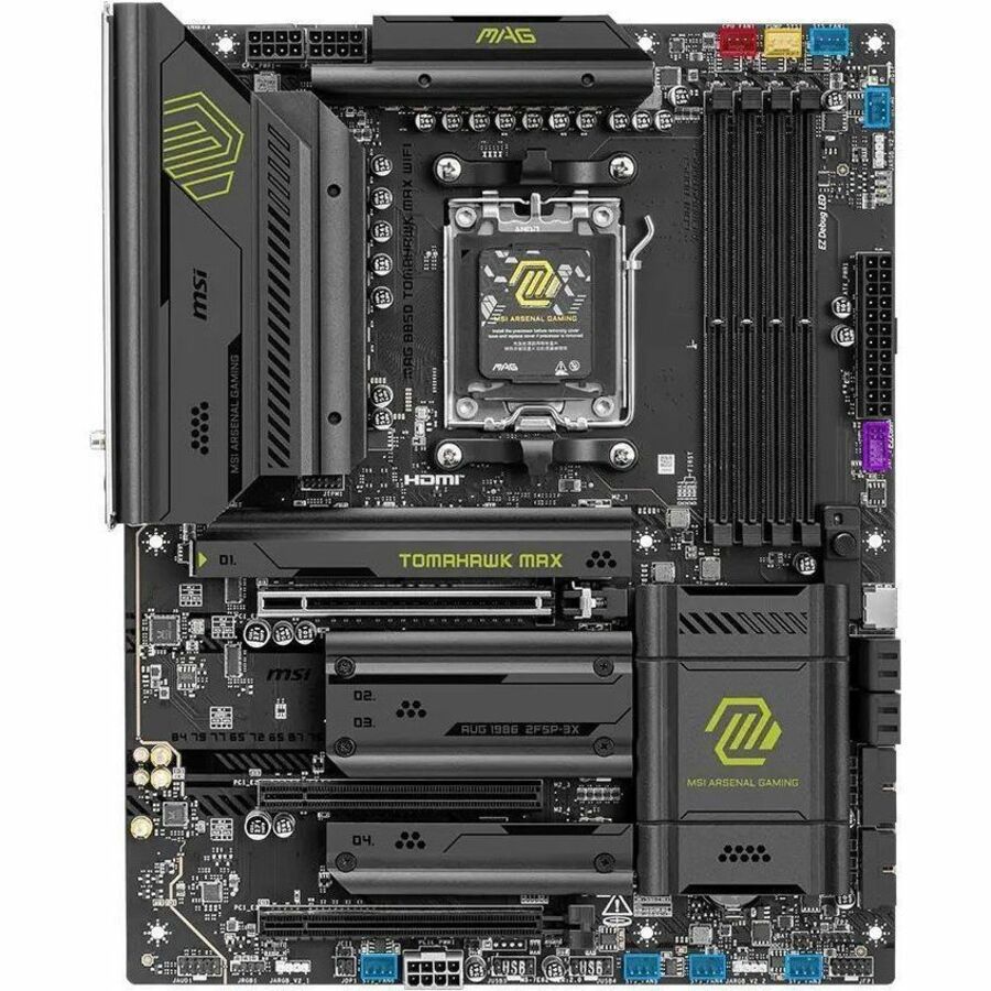 MSI MAG B850 TOMAHAWK MAX WIFI Gaming Desktop Motherboard - AMD B850 Chipset - Socket AM5 - ATX