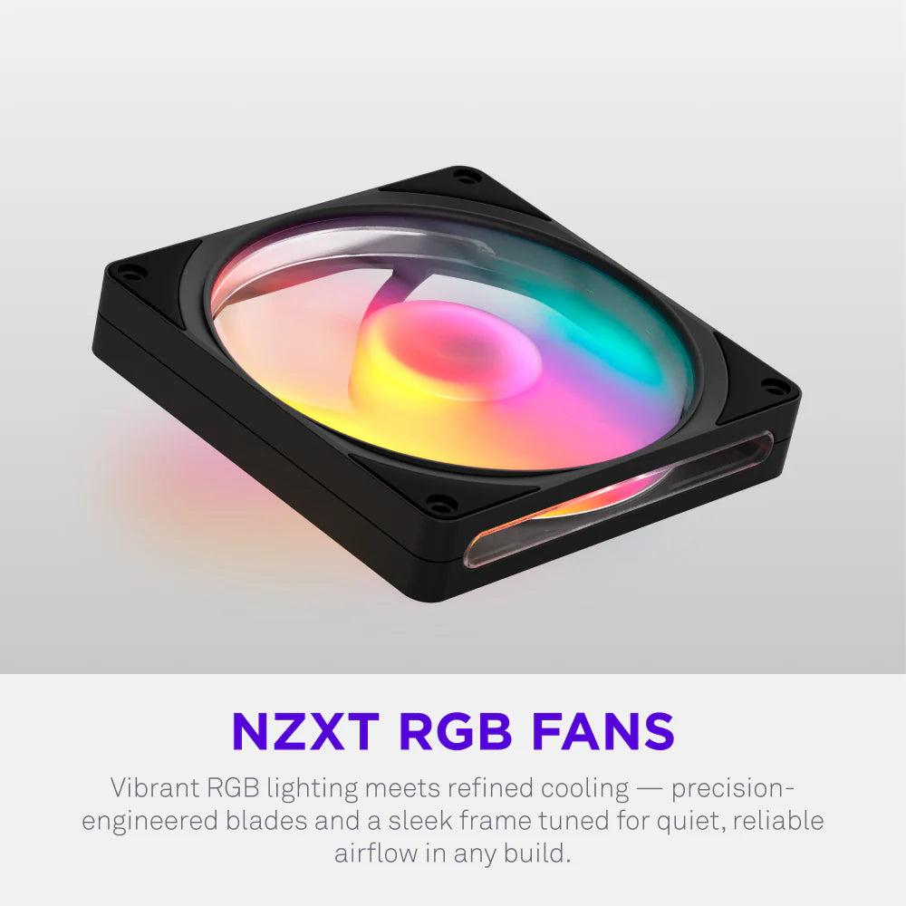 NZXT F140 140mm RGB PC Fan (Black)
