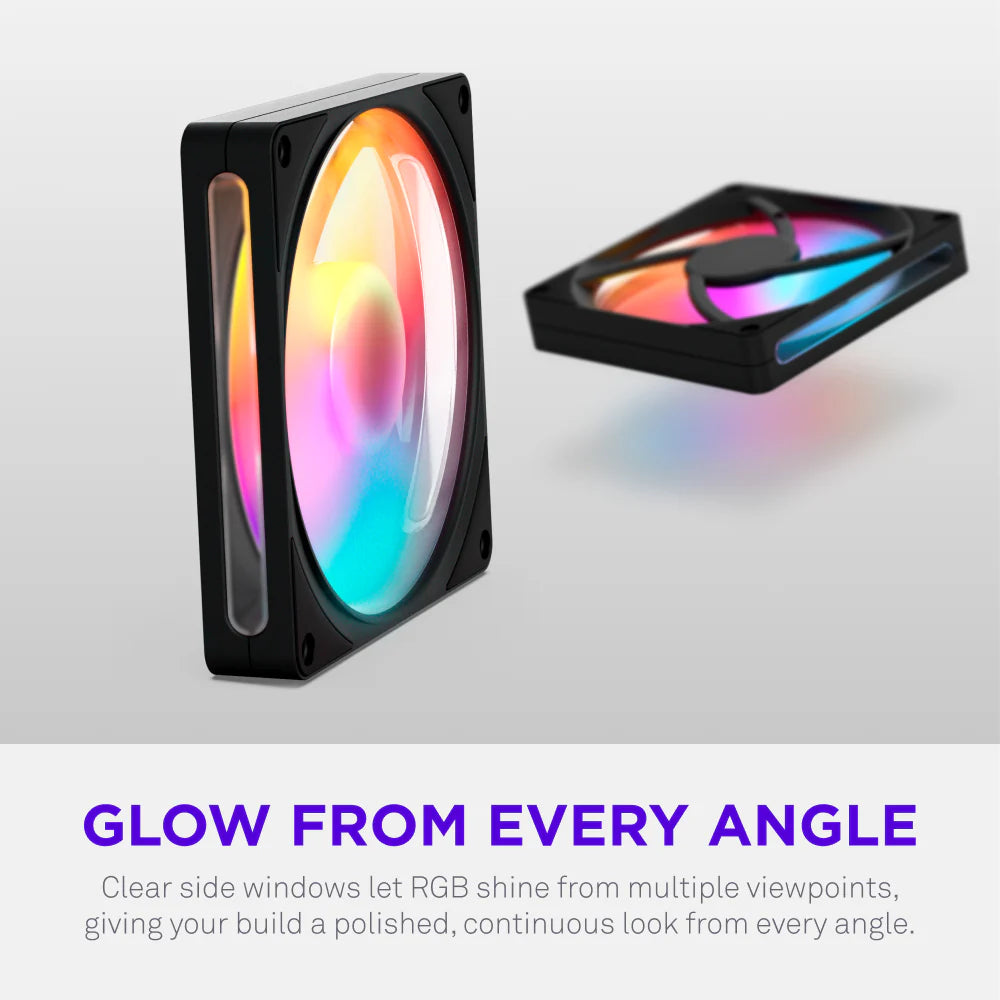 NZXT F140 140mm RGB PC Fan (Black)