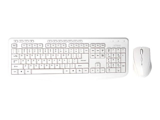 Bornd Wireless Keyboard & Mouse Combo, White