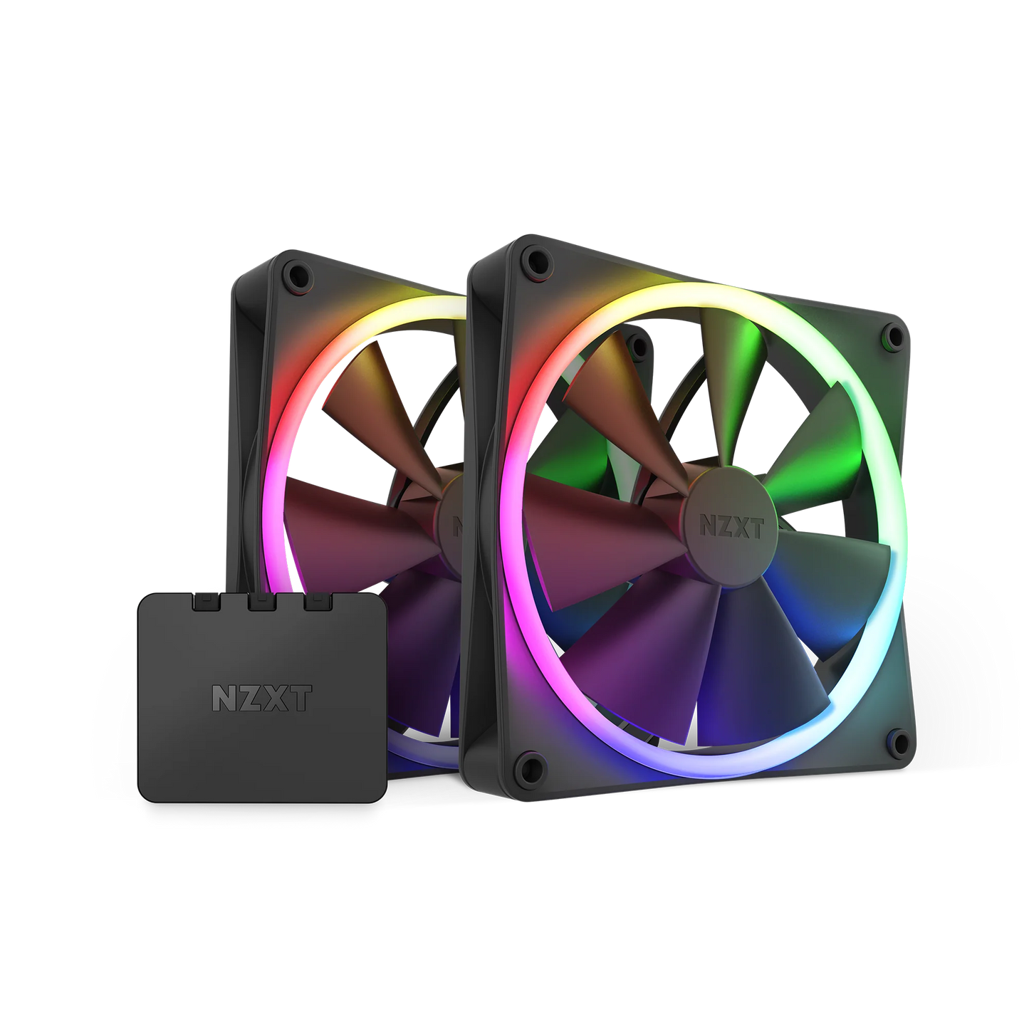 NZXT F140 RGB 140mm PC Fan 2-pack (Black)