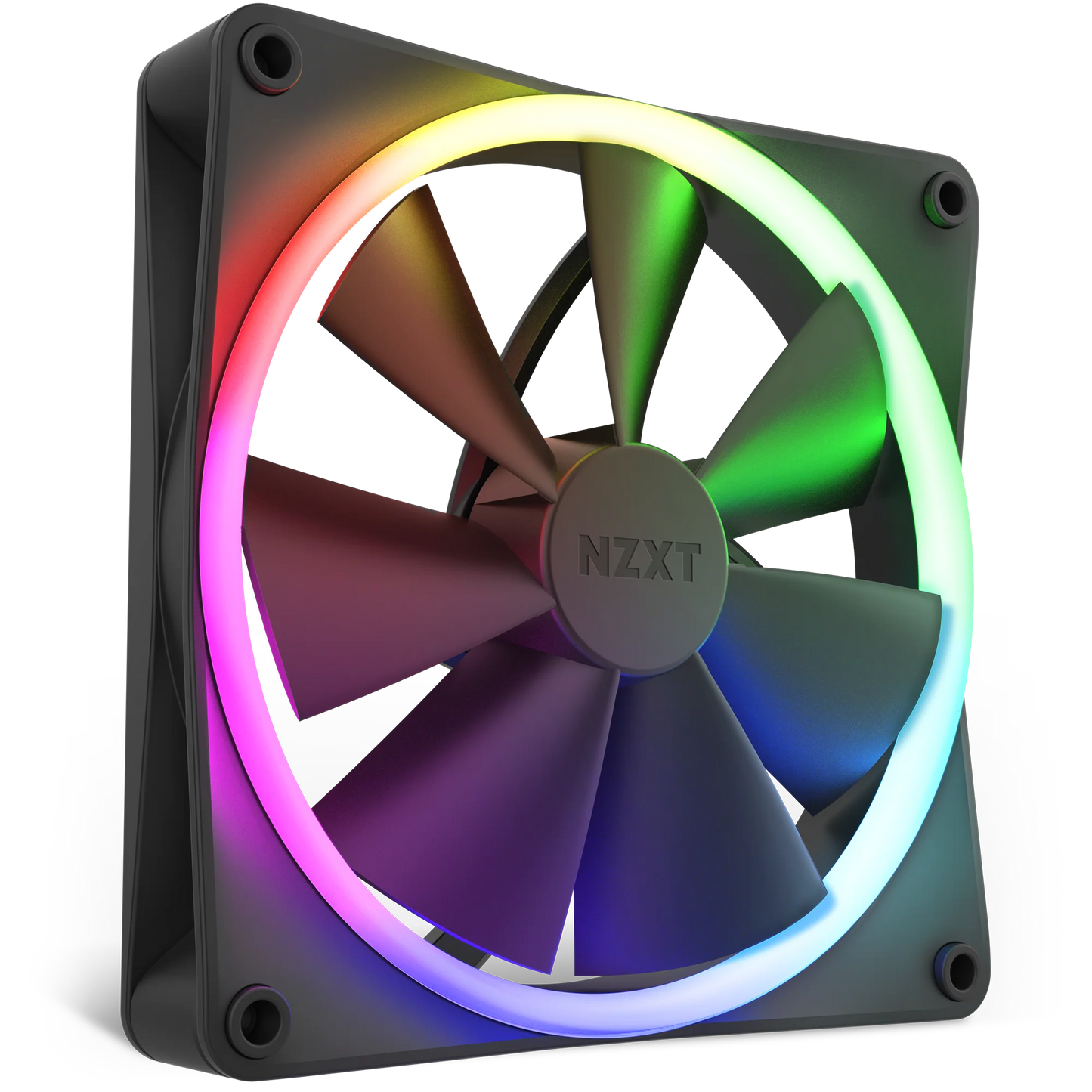 NZXT F140 RGB 140mm PC Fan 2-pack (Black)