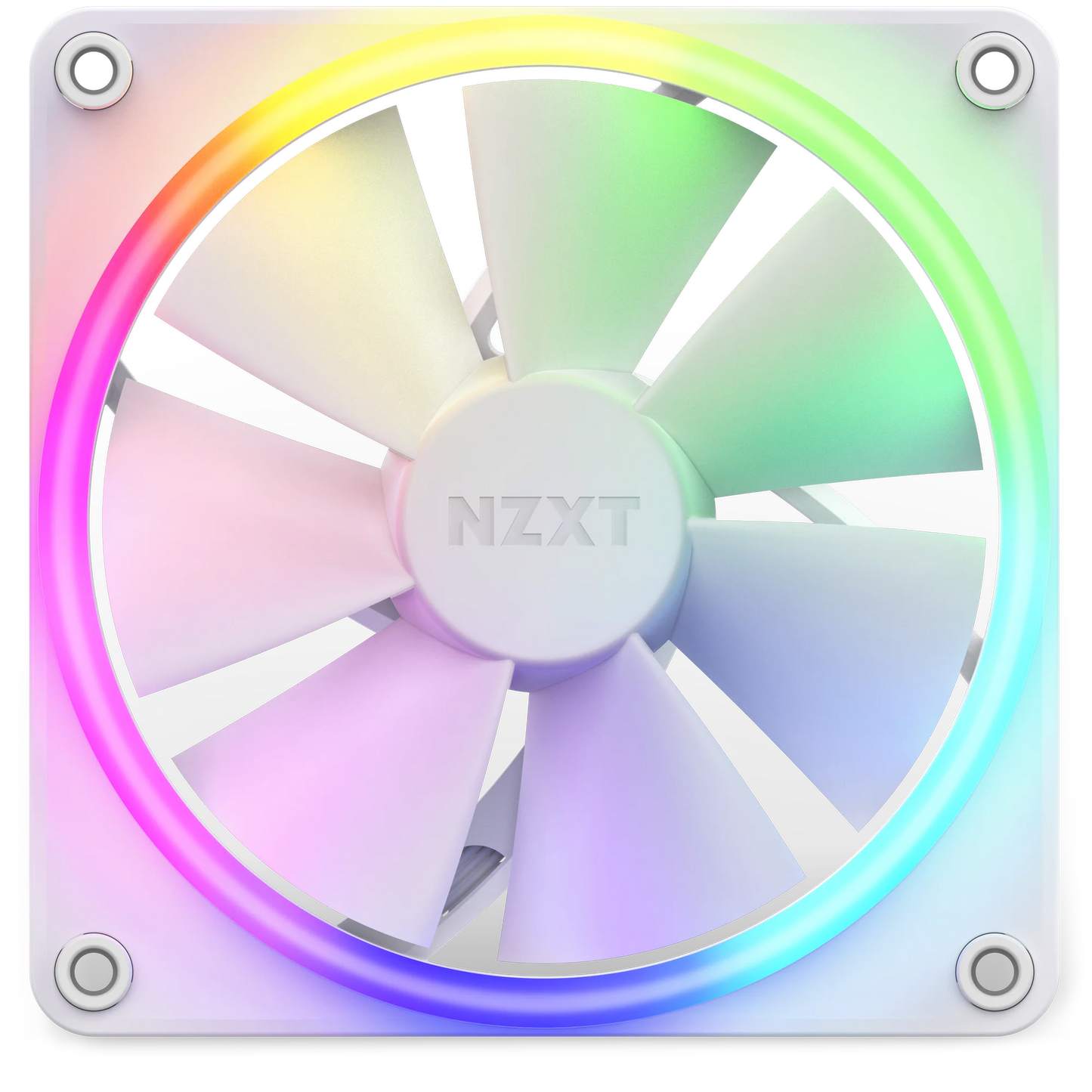 NZXT F120 RGB 120mm PC Fan (White)