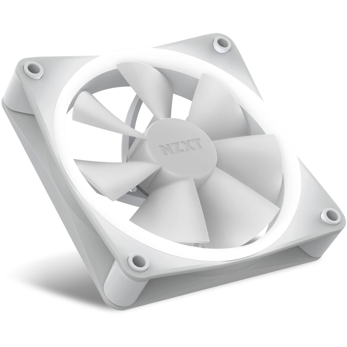 NZXT F120 RGB 120mm PC Fan (White)
