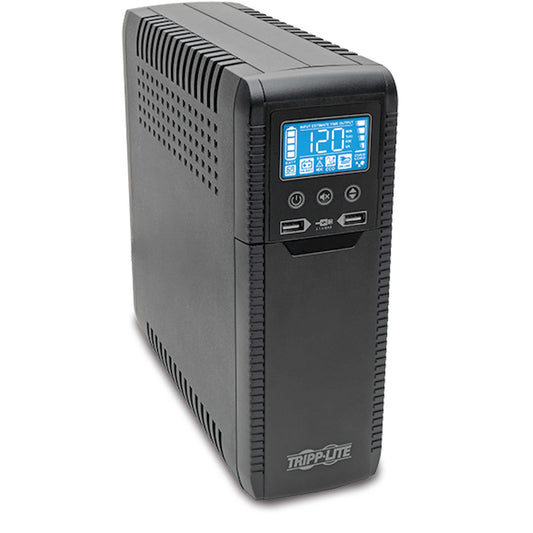 Tripp Lite 1000VA UPS Battery Backup Surge Protector 8-Outlet Uninterruptible Power Supply, USB Charging, RJ45 Protection, 3-Year Warranty & $250,000 Insurance