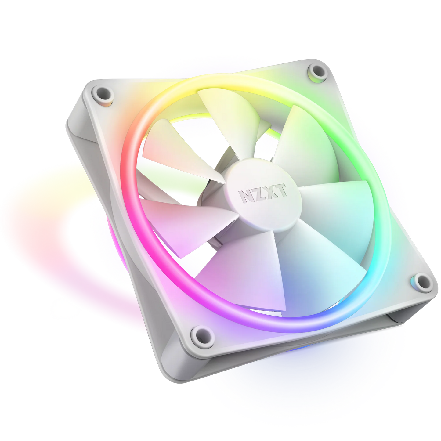 NZXT F120 RGB Duo 120mm PC Fan (White)