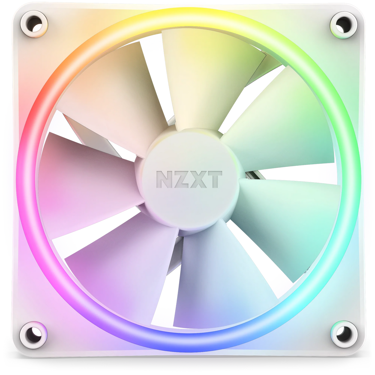 NZXT F120 RGB Duo 120mm PC Fan (White)