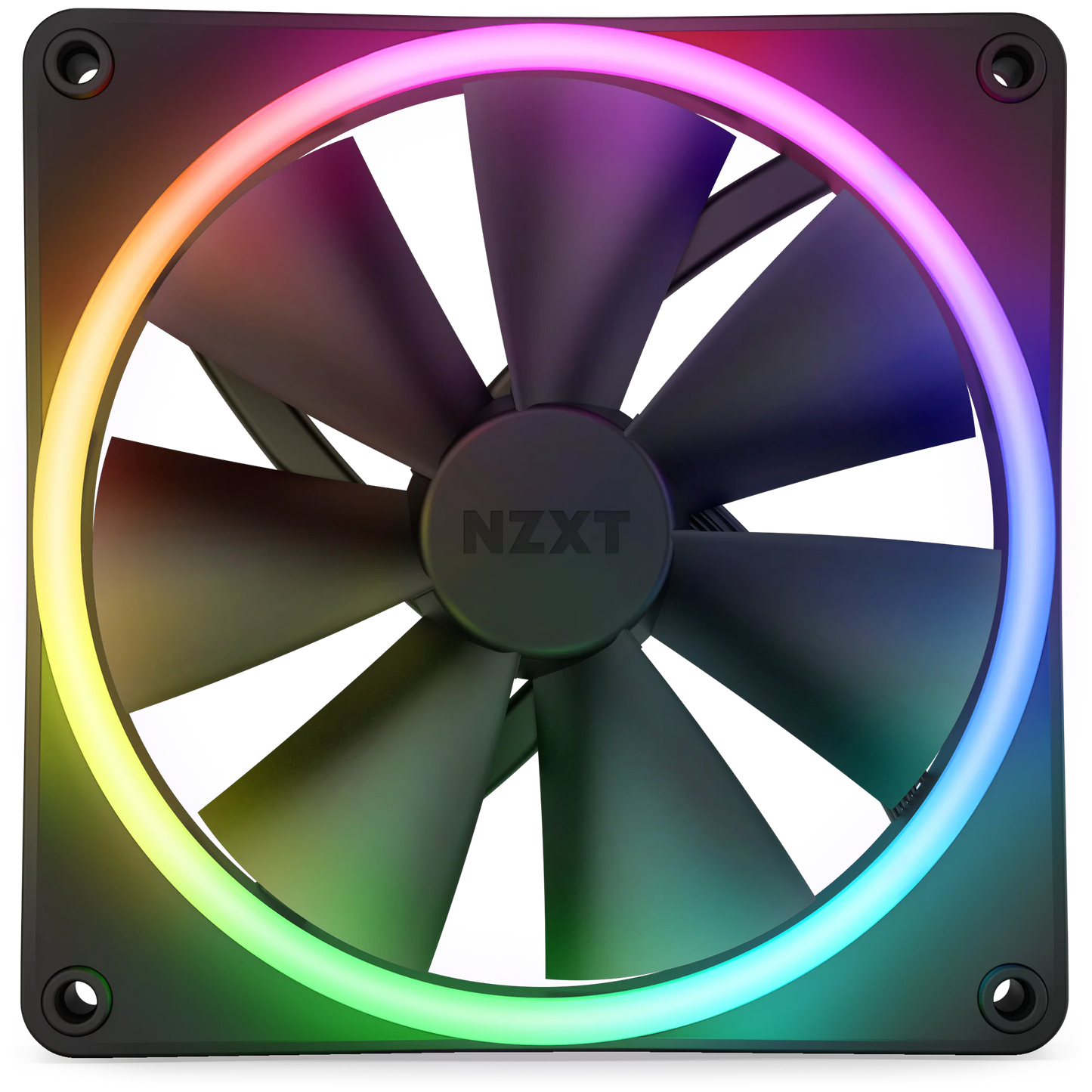 NZXT F140 RGB Duo 140mm PC Fan (Black)